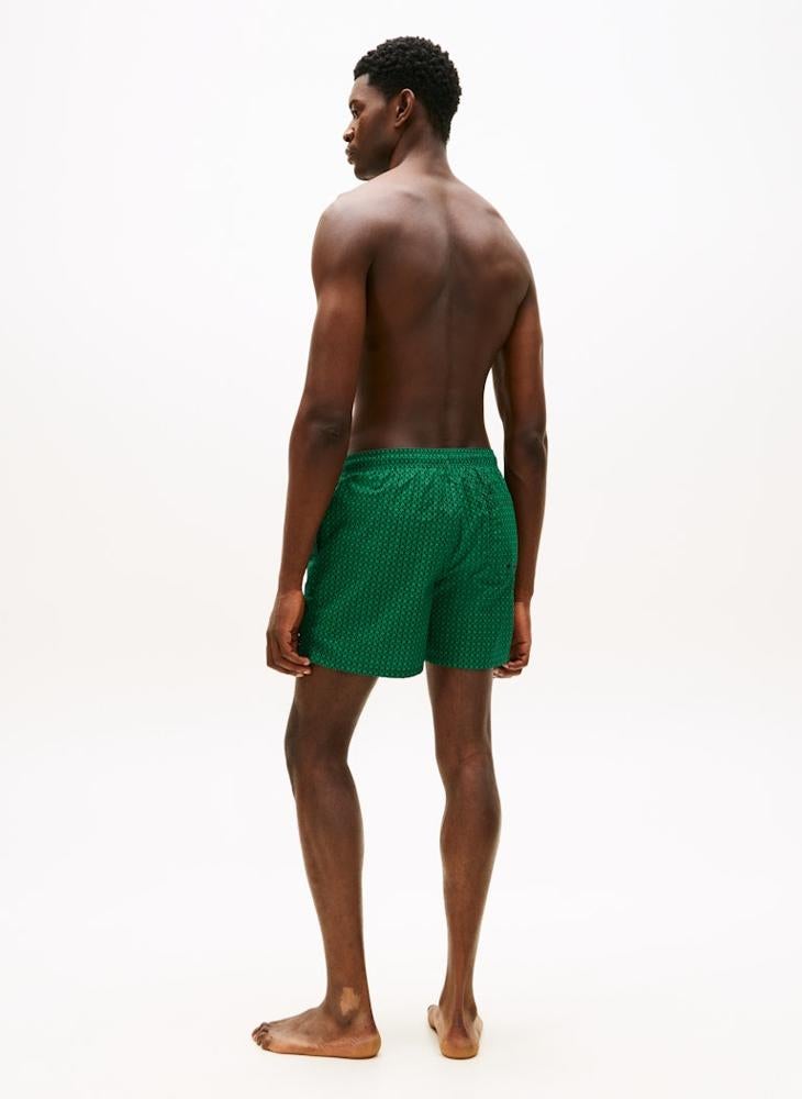 TOMMY HILFIGER Print Mid Length Swim Shorts - Image 2