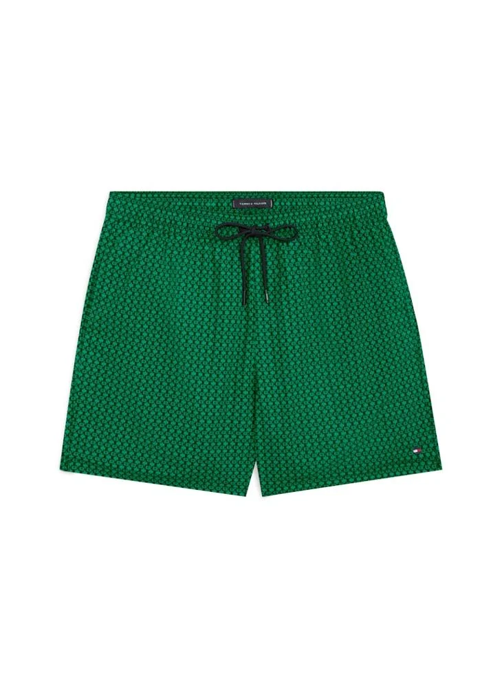 TOMMY HILFIGER  Print Mid Length Swim Shorts for Men | Best Price UAE