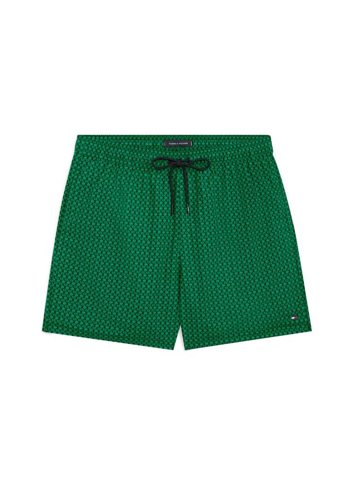 TOMMY HILFIGER Print Mid Length Swim Shorts - Image 5