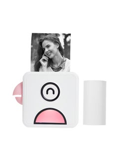 L1 Pocket Thermal Photo Printer 200dpi Portable BT Wireless Receipt Label Sticker Maker for Work Plan Memo Study Notes Lists Journal Printing Compatible with Android iOS Smartphone