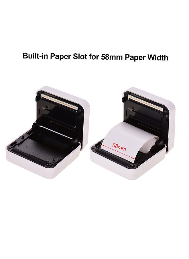 Generic L1 Pocket Thermal Photo Printer 200dpi Portable BT Wireless Receipt Label Sticker Maker for Work Plan Memo Study Notes Lists Journal Printing Compatible with Android iOS Smartphone  - Image 5