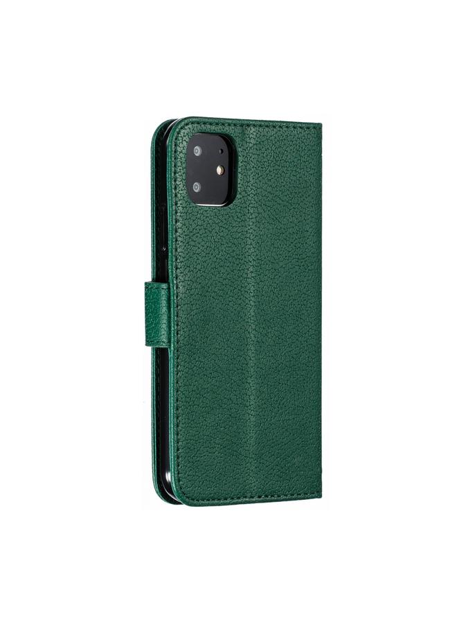 Zaboon Case For iPhone 11 Feather Pattern Litchi Texture Horizontal Flip Leather Case with Wallet & Holder & Card Slots - Image 4