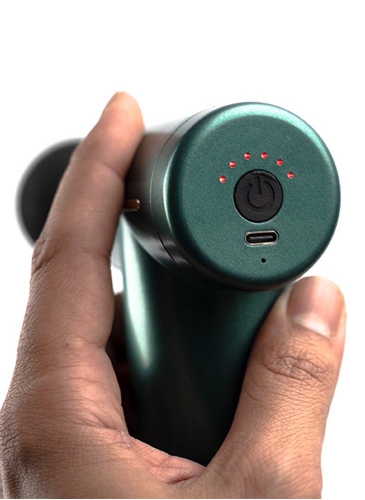 Generic Portable Mini Muscle Massager, 6 Speeds, 4 Massage Heads, USB-C Rechargeable Battery, Deep Massager for Muscle and Neck Pain  - Image 2