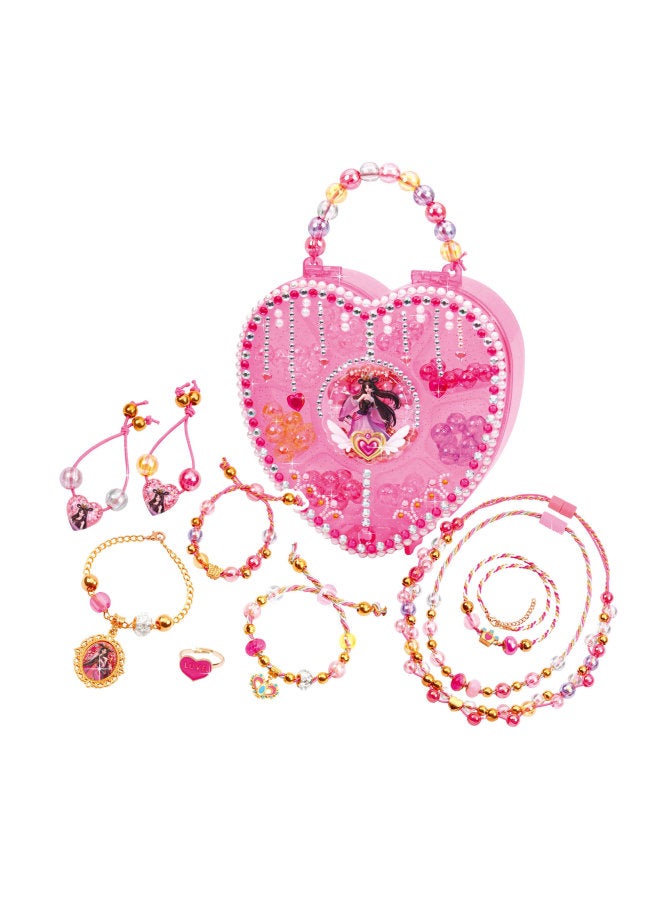 Ye Luoli Love Handbag Ice Princess Satchel Backpack Girls Creative Handmade Toys-Color:Love Beaded Set-Luo Li - Image 1