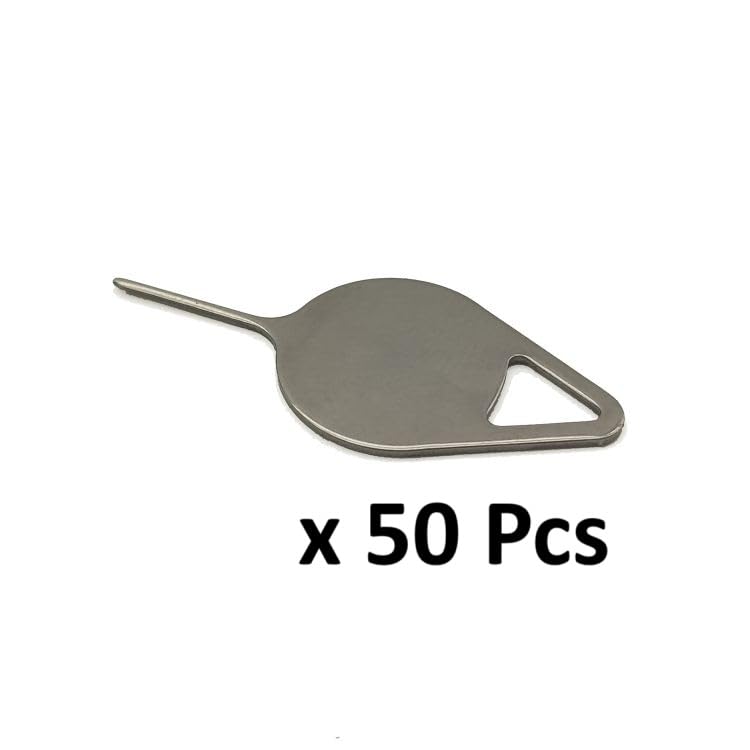 MARVYS SIM Card Ejector Pin, Stainless Steel, Universal Compatibility with Smartphones and Tablets, 3 cm (Type 2, 50) - Image 2