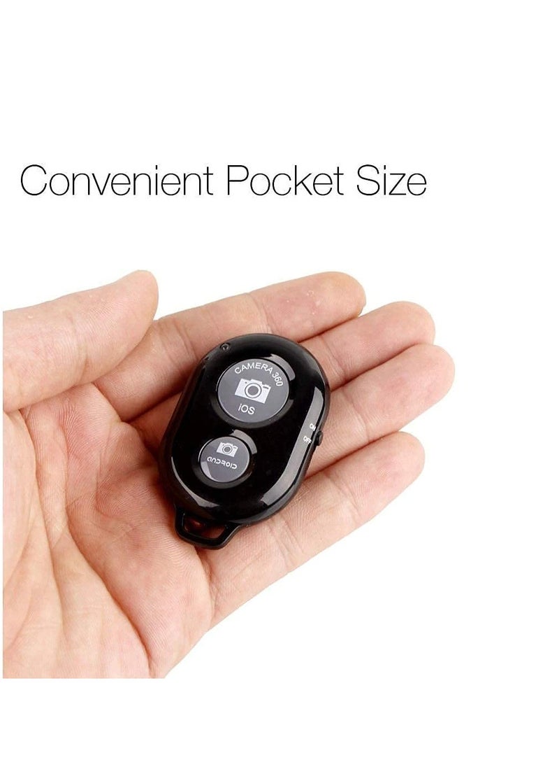 Wireless Bluetooth Camera Remote Shutter For Ios Iphone Ipad Android Samsung Htc Sony [Black]