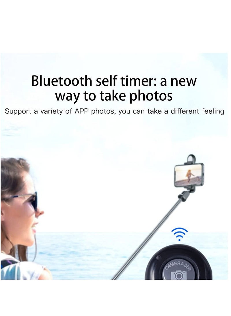 Wireless Bluetooth Camera Remote Shutter For Ios Iphone Ipad Android Samsung Htc Sony [Black]