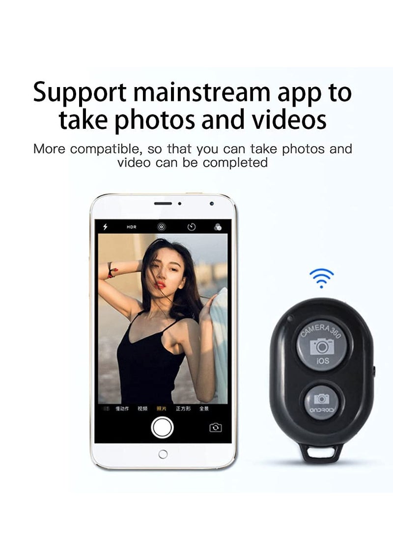 Wireless Bluetooth Camera Remote Shutter For Ios Iphone Ipad Android Samsung Htc Sony [Black]