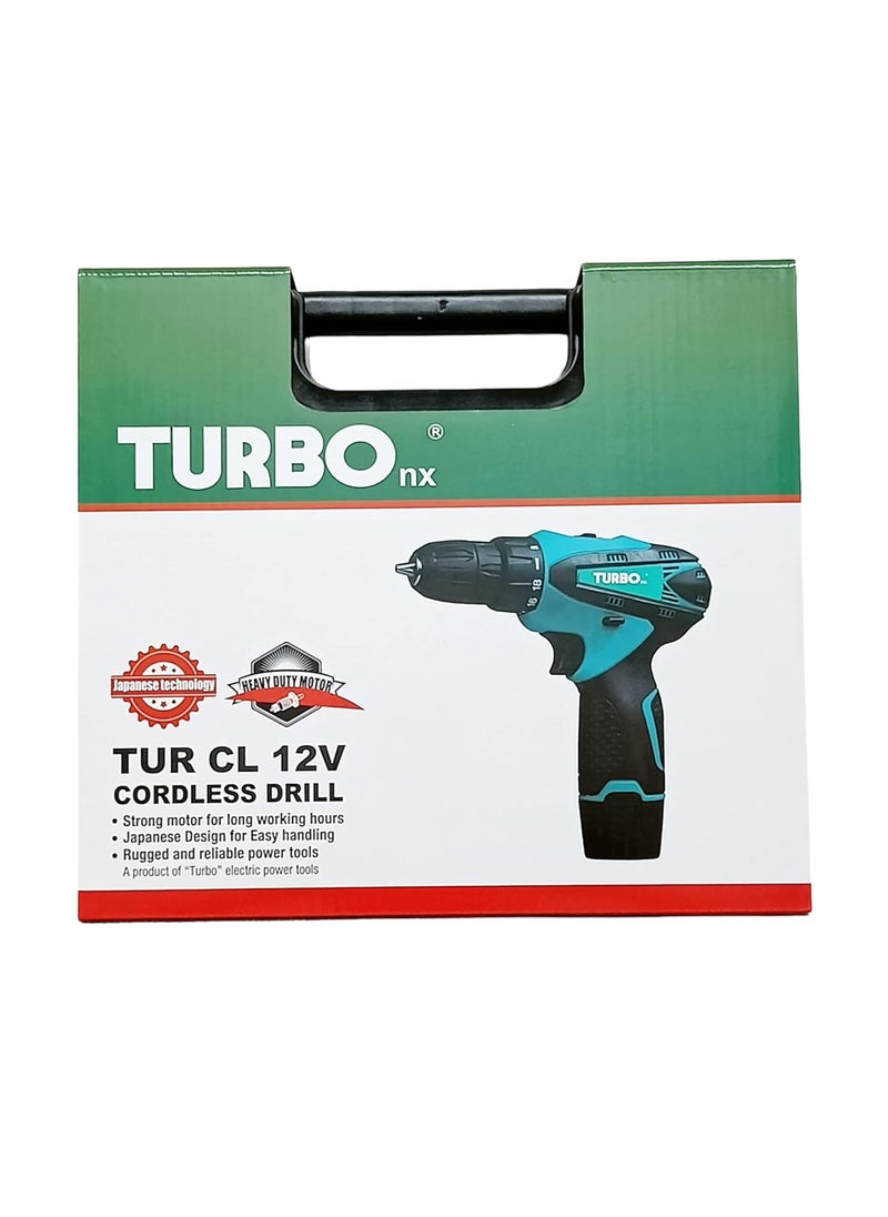 ZASH - ZASH TURBO Cordless Drill Machine Driver for Home Professional Use 1500 mAh 2 Liion 2 Speed Controls Reverse Forward Chargable Drilling Screwdriver Machine - Image 1