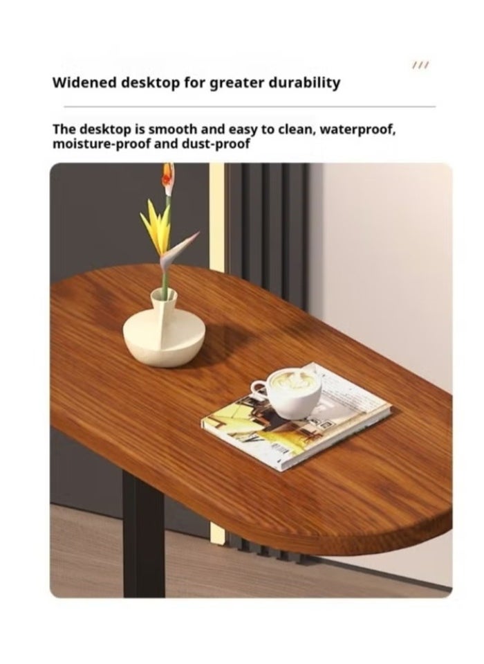 C Shaped Side Table Small Side Table Coffee Table Tea Table End Table Under Sofa Living Room Table Snack Laptop Holder Stable Metal Frame For Bedroom Office Sofa Bed Side Table Easy To Assemble