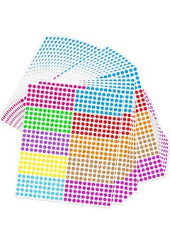 Y&D Dot Sticker Round Color Coding Label 10 Assorted Colors Stickers Adhesive Solid Colored Circle for Inventory Organize File Classification 30 Sheets  - Image 1