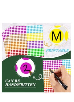 Y&D Dot Sticker Round Color Coding Label 10 Assorted Colors Stickers Adhesive Solid Colored Circle for Inventory Organize File Classification 30 Sheets  - Image 2