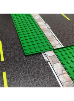 تاكين أول ألواح قاعدة Taken All Road مقاس 10 × 10 بوصة - لوحة قاعدة مستقيمة للطريق من Building Block City Town، ملائمة تمامًا للعلامات التجارية الرئيسية (عبوة من لوحي قاعدة للطريق)  - Image 2