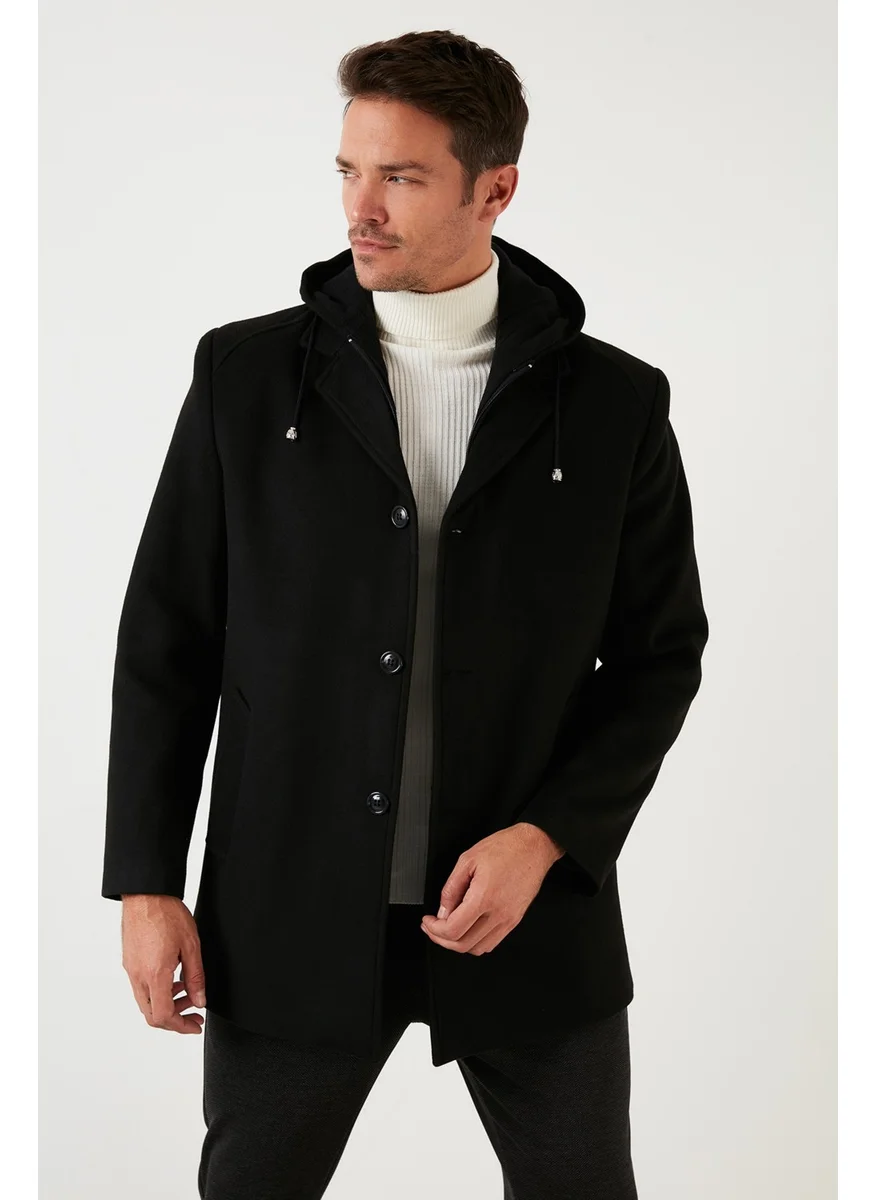 بوراتي Removable Hooded Melted Slim Fit Cashew Coat Men'S COAT 5841013