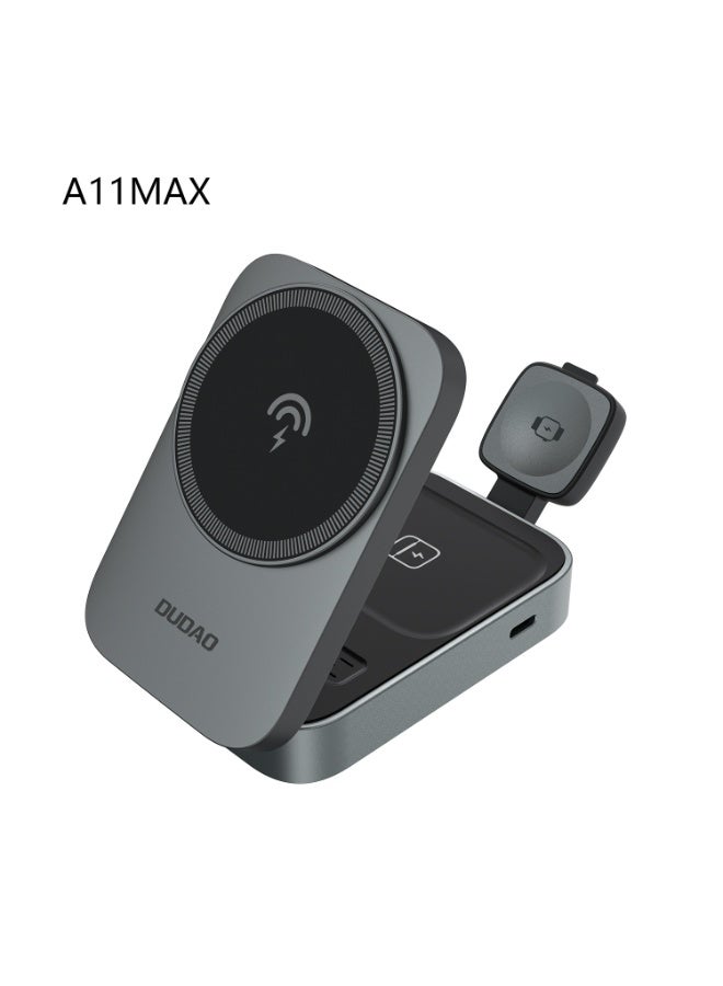 DUDAO A11MAX-B 3-IN-1 WIRELESS CHARGER -BLK - Image 1