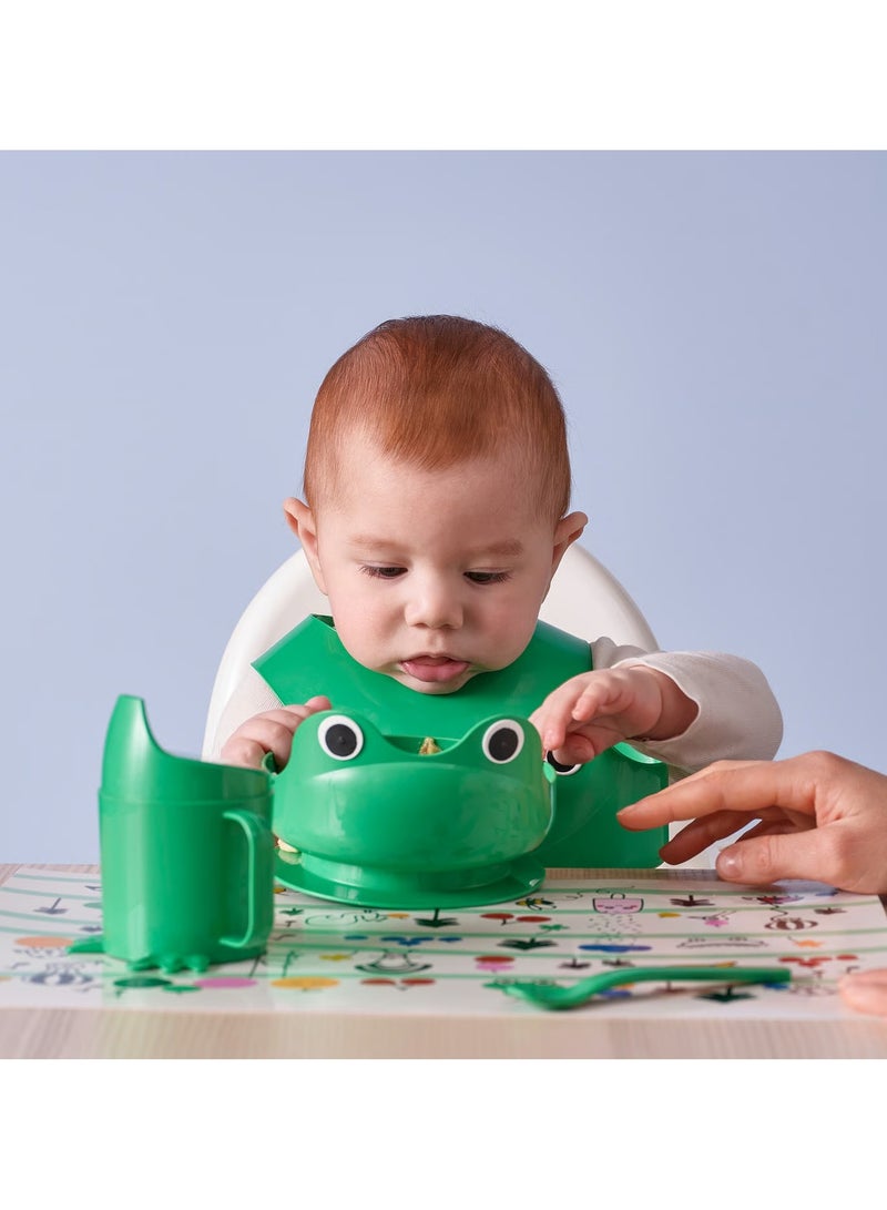 MATA Frog Themed Eating Set - 4 Pieces - Image 3