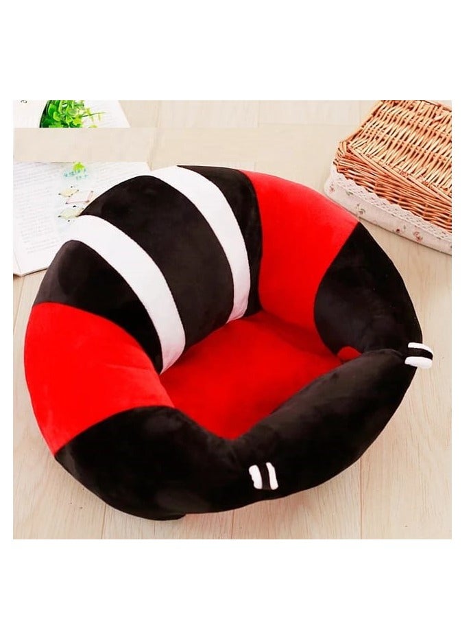 BAIG Plush Baby Seat Soft Stuffed Infant Learn Sit Sofa Chairs Safe Baby Feeding Seat for Lunch Dinner Plush Educational Toys - Image 1
