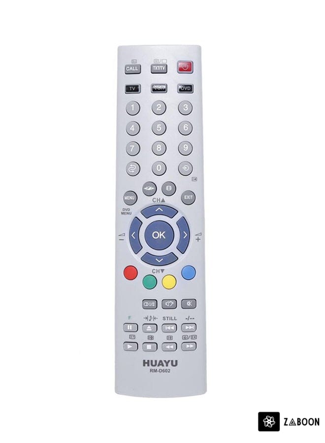 Zaboon Remote Control For Toshiba LCD/LED TV White