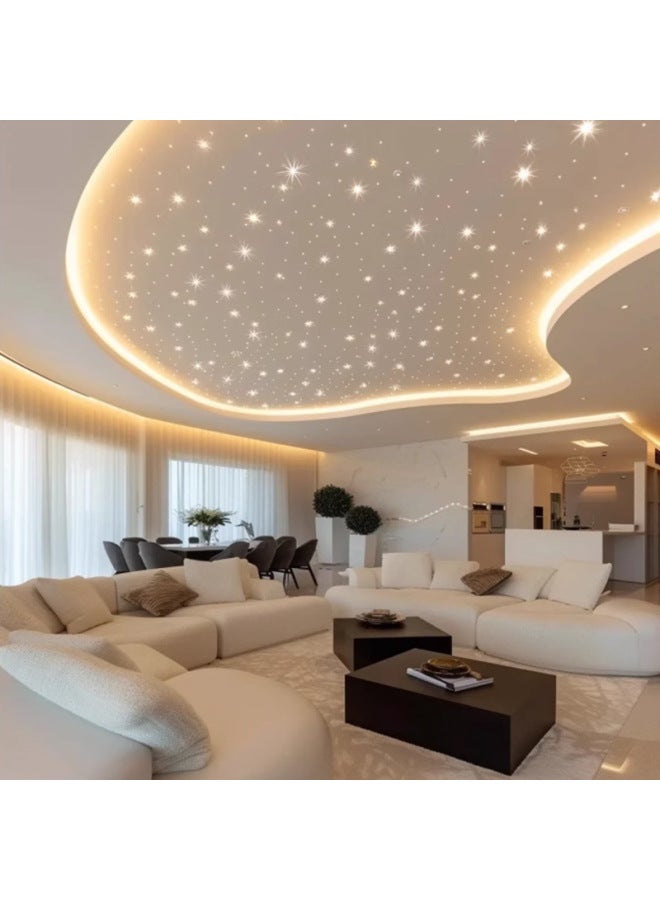 Generic Star Ceiling Ceiling Gypsum Board Audio-visual Room Living Room Children Bedroom Balcony Gypsophila Home Theater Optical Fiber Lamp-Color:Gypsum Board Starry Sky Top - Image 4