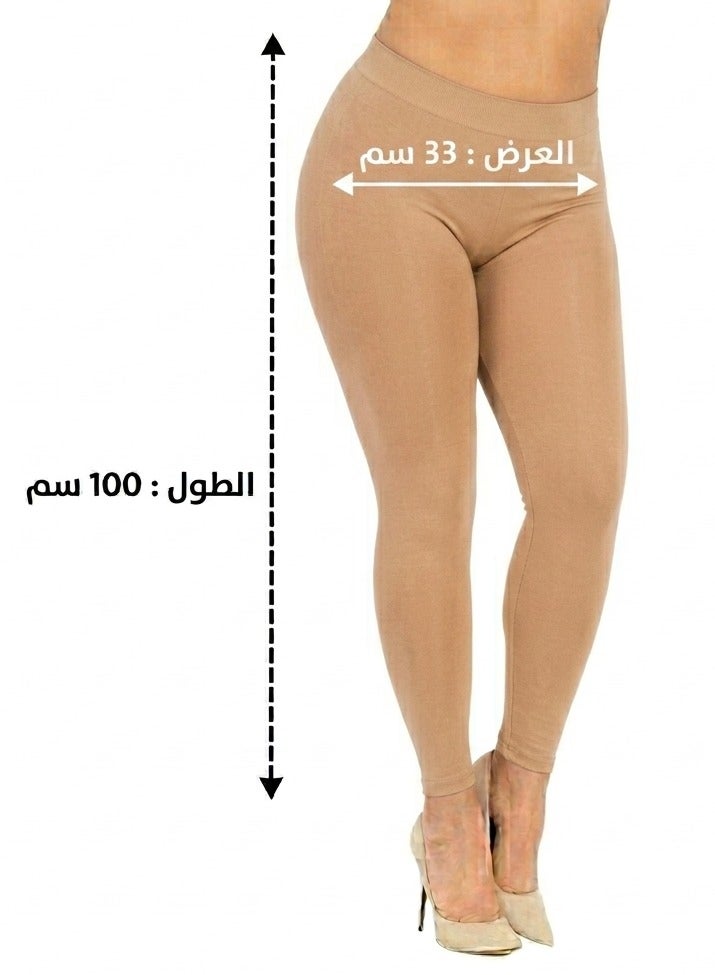 Premium Women's Single Lycra Leggings – Soft & Stretchy Pants (Fits Up to 75 KG) - Image 2