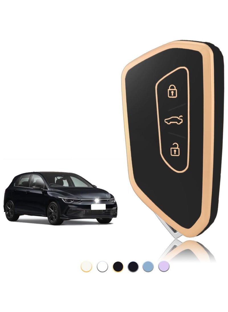 Generic TOOMUME Smart Key Cover for Volkswagen Golf 8 MK8, Cupra Born, Formentor, Seat Leon MK4, Ateca, Tarraco, Skoda Octavia, Atlas – Protective Remote Control Key Shell  - Image 1