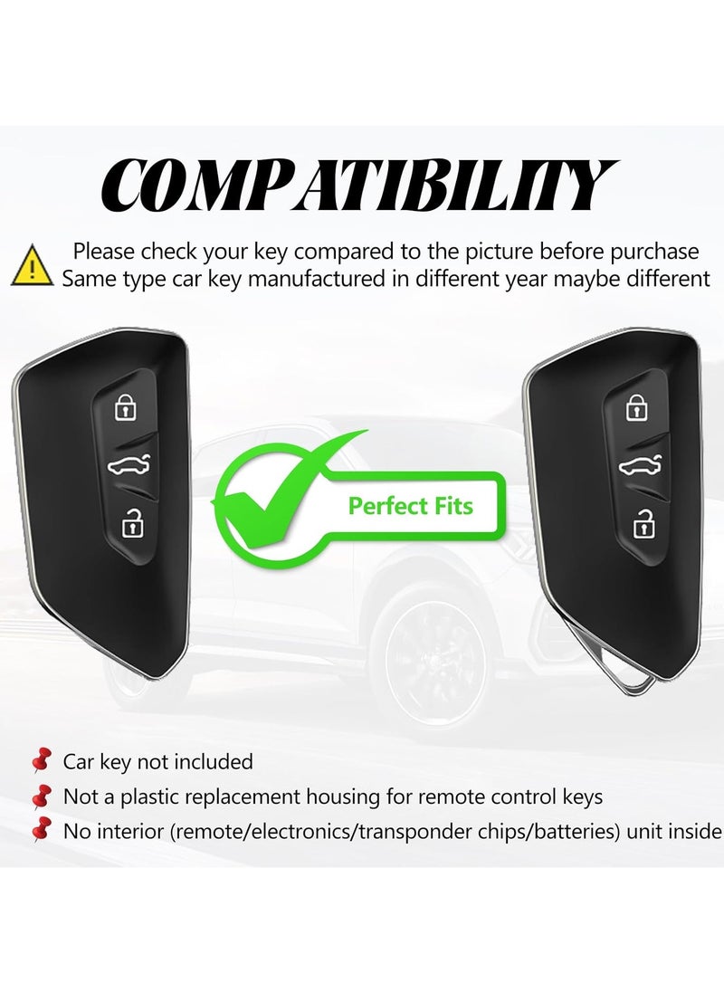Generic TOOMUME Smart Key Cover for Volkswagen Golf 8 MK8, Cupra Born, Formentor, Seat Leon MK4, Ateca, Tarraco, Skoda Octavia, Atlas – Protective Remote Control Key Shell  - Image 3