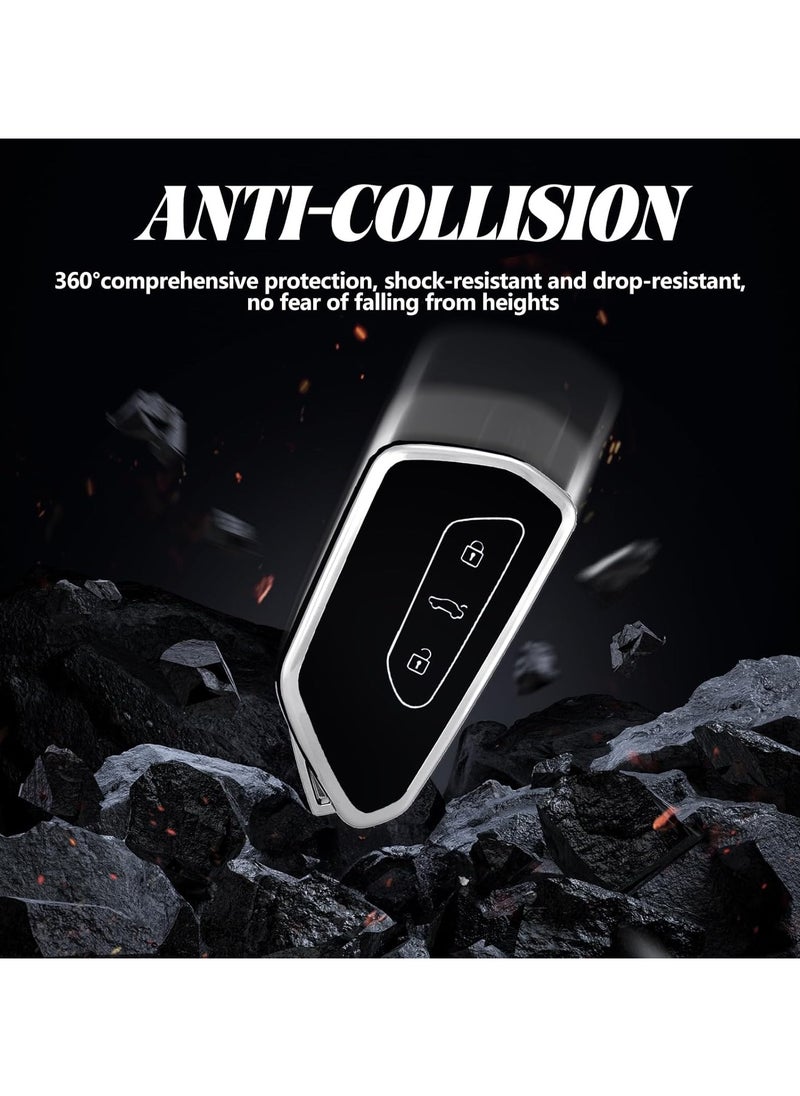 Generic TOOMUME Smart Key Cover for Volkswagen Golf 8 MK8, Cupra Born, Formentor, Seat Leon MK4, Ateca, Tarraco, Skoda Octavia, Atlas – Protective Remote Control Key Shell  - Image 4