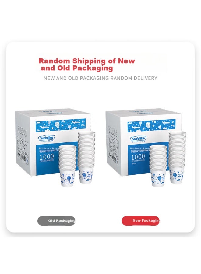 Sodolike Shangdao Disposable Paper Cups, 1000 Count, 8 Oz, Thickened, For Office, Business, And Home - Image 3