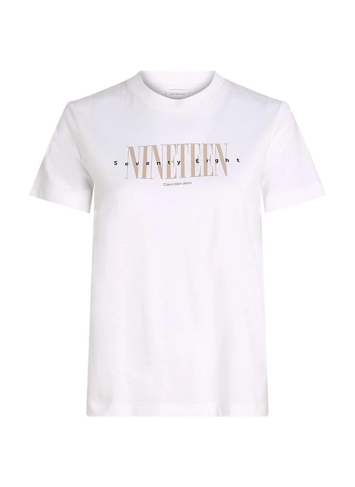 Calvin Klein Jeans Graphic Crew Neck T-Shirt