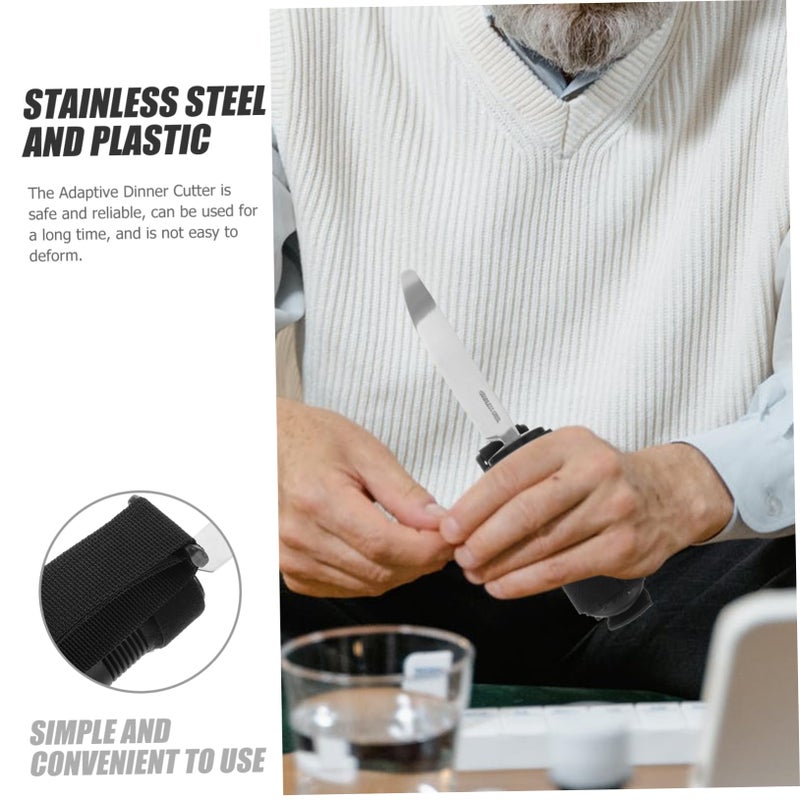 Adaptive Utensils For Elderly And Disabled Portable Easy Grip Cutlery Set With Storage Case - Image 5