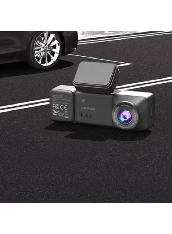 Lenyes LDR101 4K Front & Rear Dash Cam with Wi-Fi, GPS, Dual Camera Vehicle Driving Recorder, Loop Recording, Night Vision & Parking Monitor - Image 5