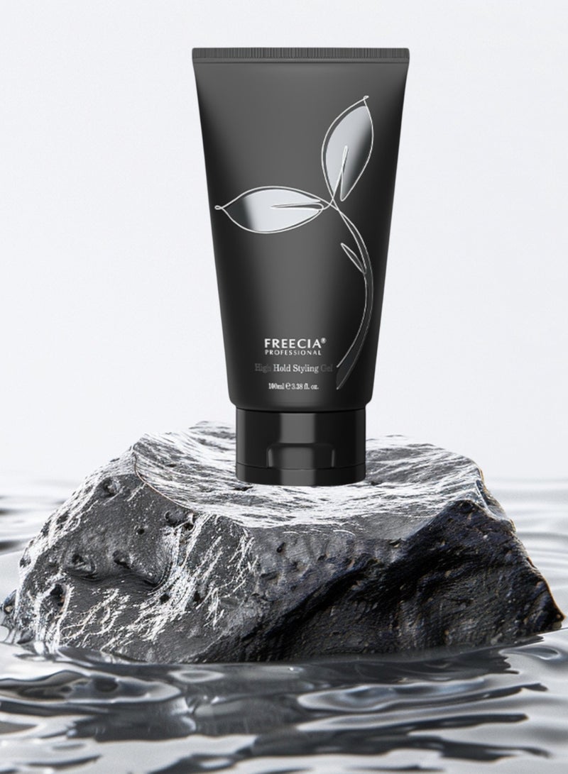 freecia Freecia Professional High Hold Styling Gel – 24H Max Hold, Clear Texture, Fresh Scent – 100ml - Image 1