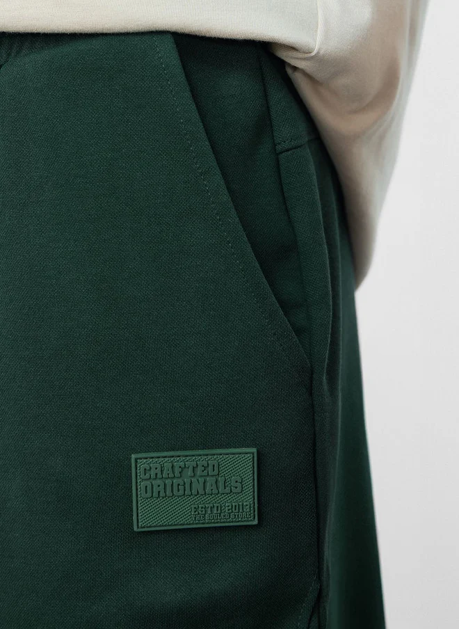 The Souled Store  The Souled Store Men Oversized Fit Printed Green Joggers  | Best Price UAE