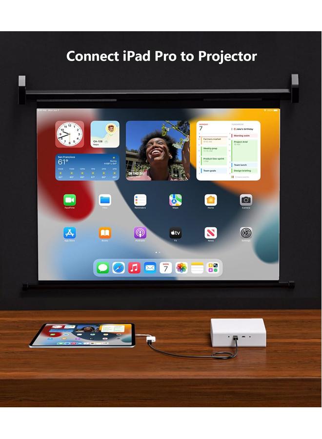 Wahbite Apple USB-C to HDMI Adapter 4K@60Hz for iPhone 15 MacBook Pro Air iPad Pro, USB 3.1 Type C Digital AV HDMI 2.0 Cord Compatible with Samsung Galaxy S23/S22, Pixelbook, XPS and More  - Image 4