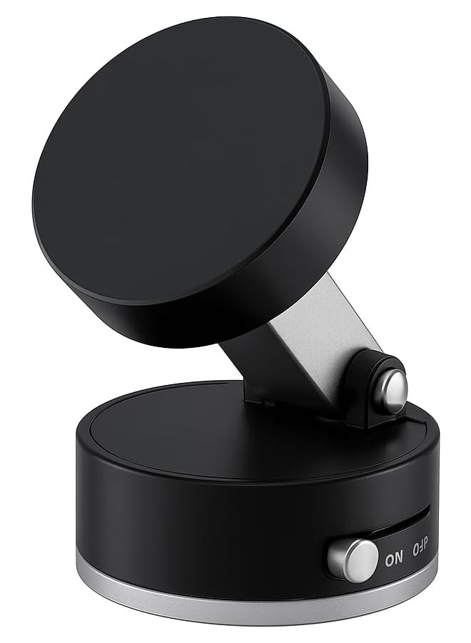 Green Tiger Vacuum Magnetic Car Phone Holder – Dashboard & Windshield Mount, 360° Rotation, Dual Suction & Magnetic Base, Model A2 – Strong Grip for iPhone & Android