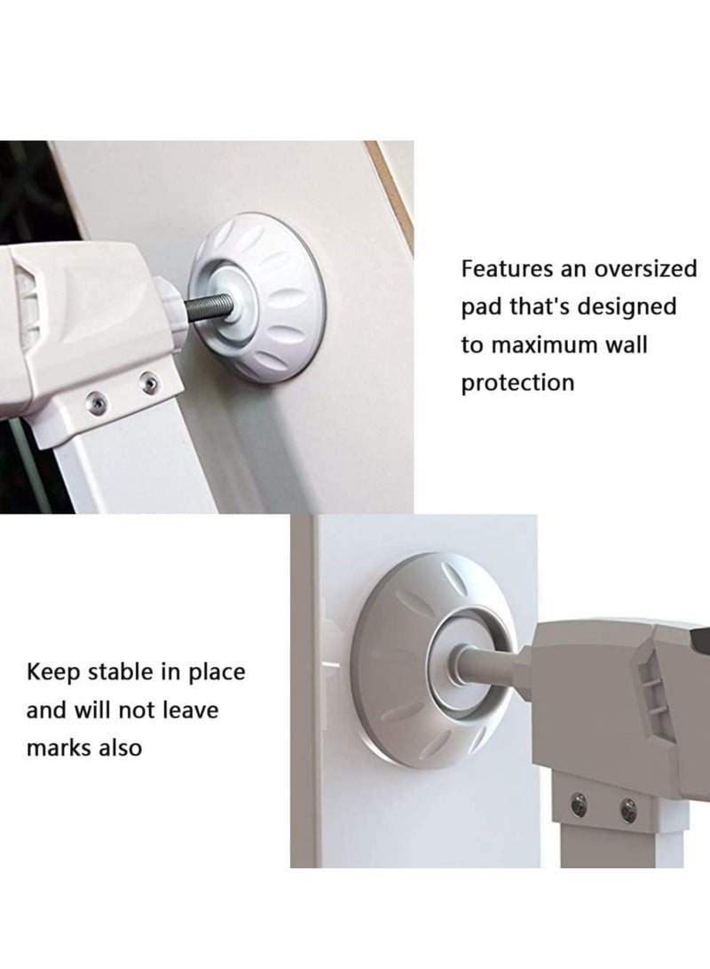 RATSAW 4 Pack Baby Gate Wall Protector Wall Guard for Protect Door Stair Wall Surface Babies and Pets Safety  - Image 4