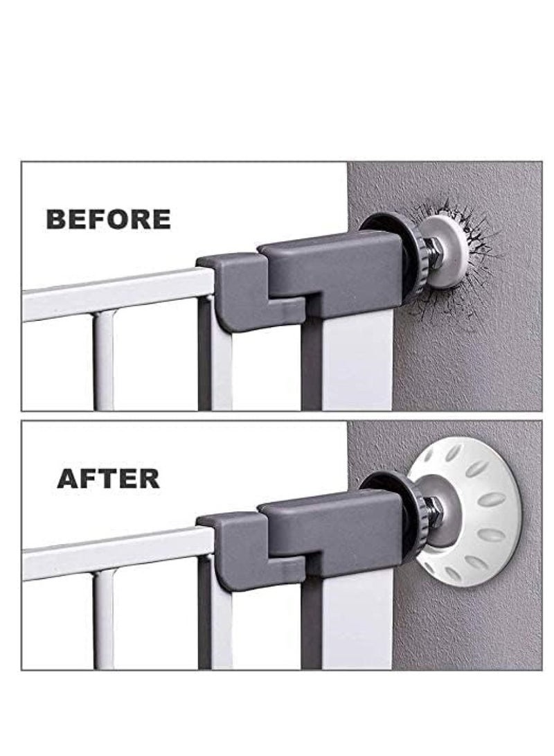 RATSAW 4 Pack Baby Gate Wall Protector Wall Guard for Protect Door Stair Wall Surface Babies and Pets Safety  - Image 2