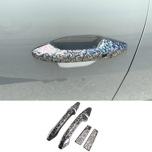 JUIVEEL ABS Car Exterior Door Handle Cover Set Outside Door Handle Cover Compatible with Kia K4 20252026 Accessories Laser Style - Image 1