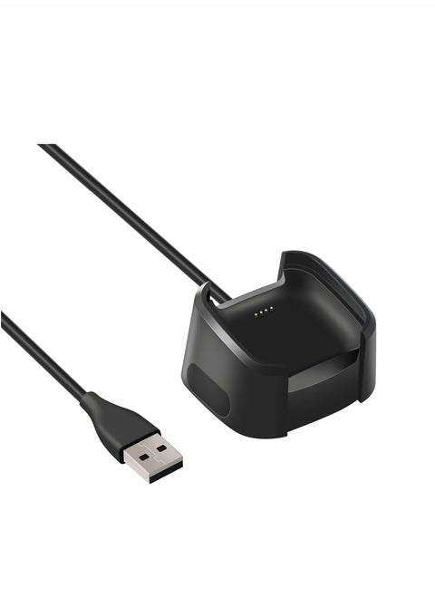 Replacement Charger Compatible with Fitbit Versa 2, Charger Dock Cradle Replacement USB Charging Cable Cord Charger Stand Adapter for Fitbit Versa 2 Charging Station