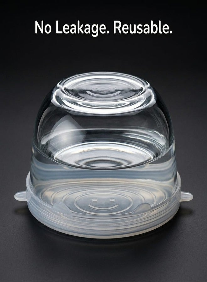 JSRM Silicone Stretch Lids Combo Pack (9 PCS) – 14.5cm, 16.5cm, 20.5cm Reusable Food Covers | Leak-Proof Elastic Bowl Covers | BPA Free Kitchen Storage Covers for Bowls & Containers (14.5cm - 20.5cm) - Image 5