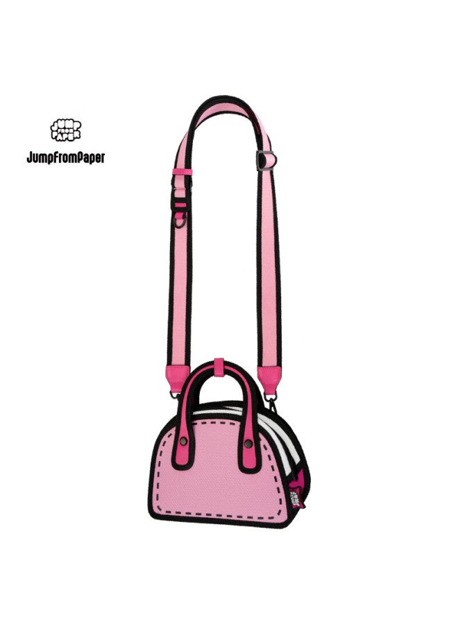 Jumpfrompaper [new Year Gift] Kari Bag, Anime 2d Crossbody Bag, Shoulder Bag, Shell Bag, Gift Jfp Handbag, Pink - Image 4