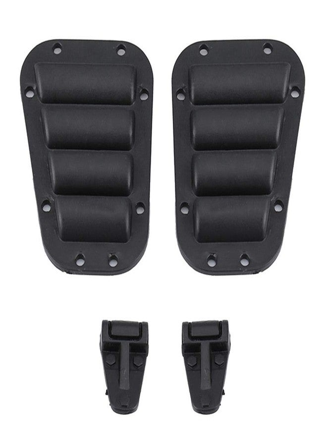 Dilwe RC Car Intake Grille & Engine Cover Hinge, Plastic Intake Grilles Engine Cover Hinges Set with Stickers for -4 1/10 Scale RC Car Upgrade Accessory - Image 5