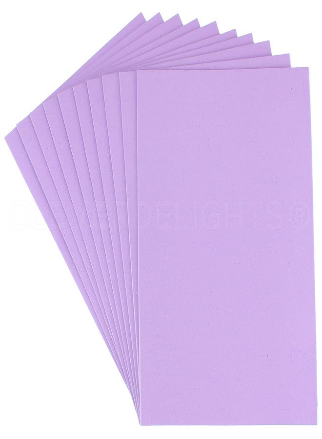 CleverDelights 8" x 12" Lavender Foam Sheets - 10 Pack - Large Self Adhesive Craft Sheets - Image 1