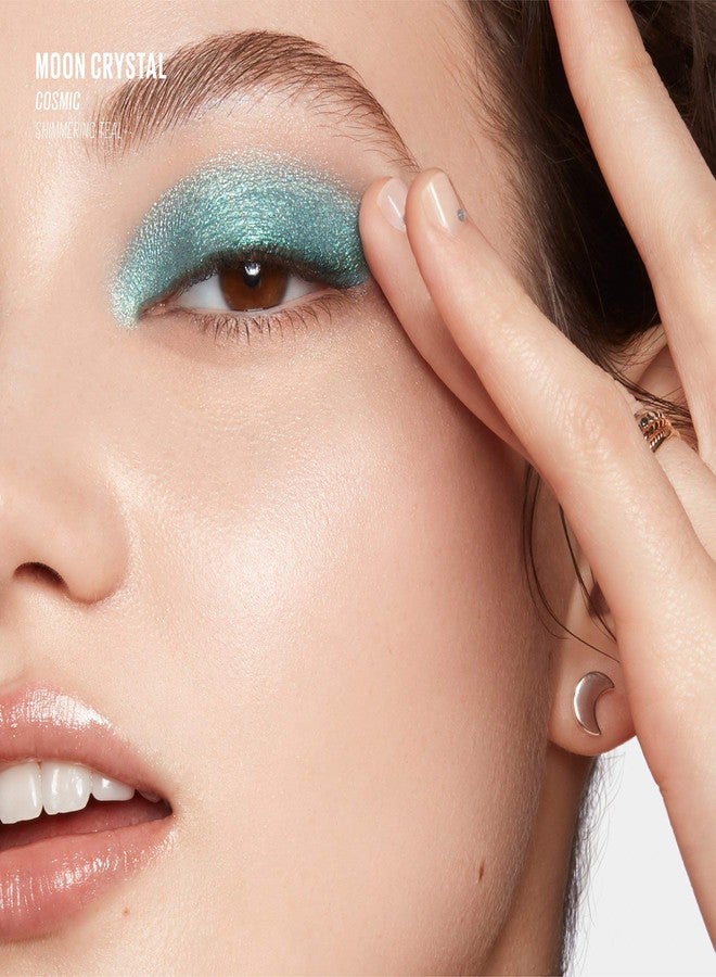 Kaja Eyeshadow - Moon Crystal | Sparkling Eye Pigment, Shimmering Teal Finish, Highly Pigmented, Glitter, 06 Cosmic, 0.29 Oz - Image 2