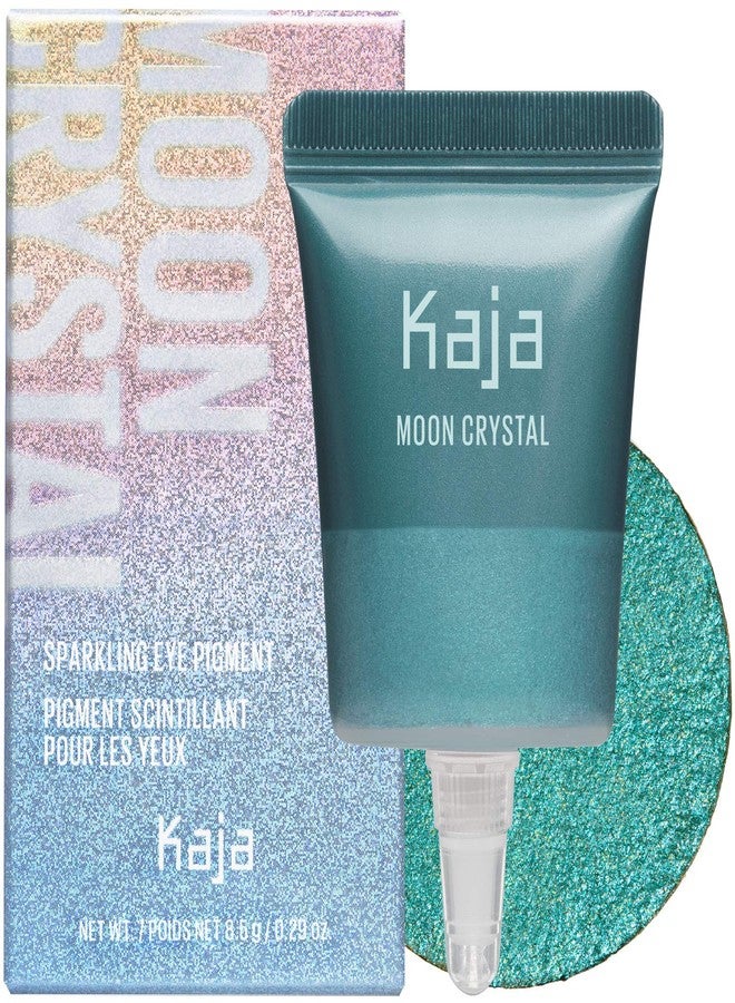 Kaja Eyeshadow - Moon Crystal | Sparkling Eye Pigment, Shimmering Teal Finish, Highly Pigmented, Glitter, 06 Cosmic, 0.29 Oz - Image 1