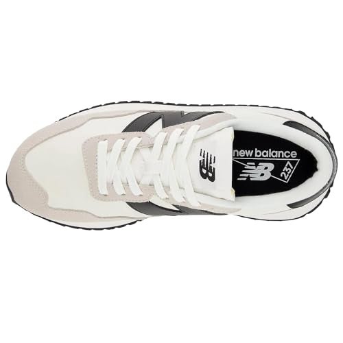 New Balance Women's 237 Sneaker, Sea Salt/Silver Birch/Black, 7.5 - Image 3