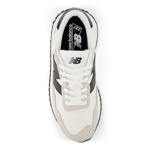 New Balance Women's 237 Sneaker, Sea Salt/Silver Birch/Black, 7.5 - Image 5