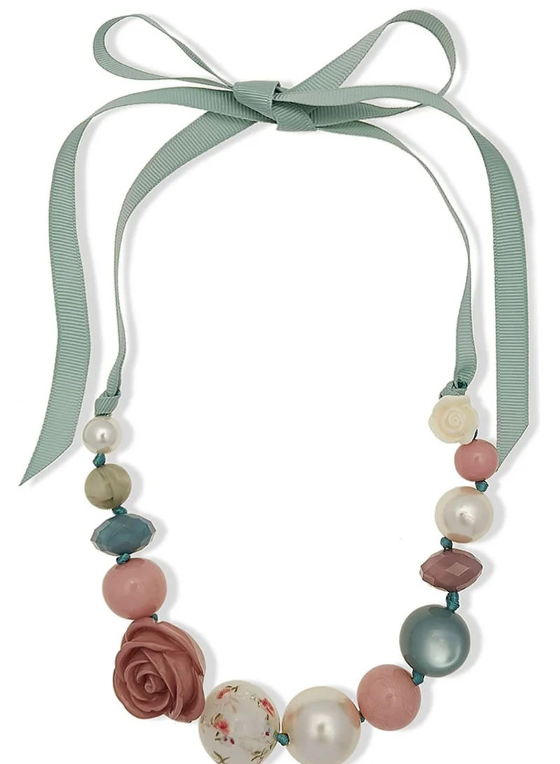 Ginger Flower Detail Necklace