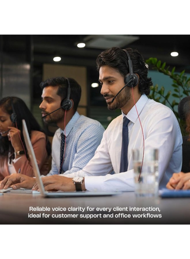 ZEBRONICS Renewed - ZEBRONICS 2.8m Wired Headphones with Adjustable Mic and Dual Connectivity - Image 3