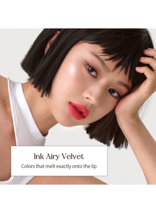 Peripera Peripera Ink Airy Velvet Lip Tint, Liquid Lip (0.14 fl oz, 003 CARTOON CORAL) - Image 2